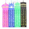 Wall Calendar Storage Bag Mubarak Countdown Calendar Hanging Bag
