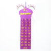 Wall Calendar Storage Bag Mubarak Countdown Calendar Hanging Bag