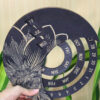 Wooden Wall Calendar Custom Round Perpetual Calendar