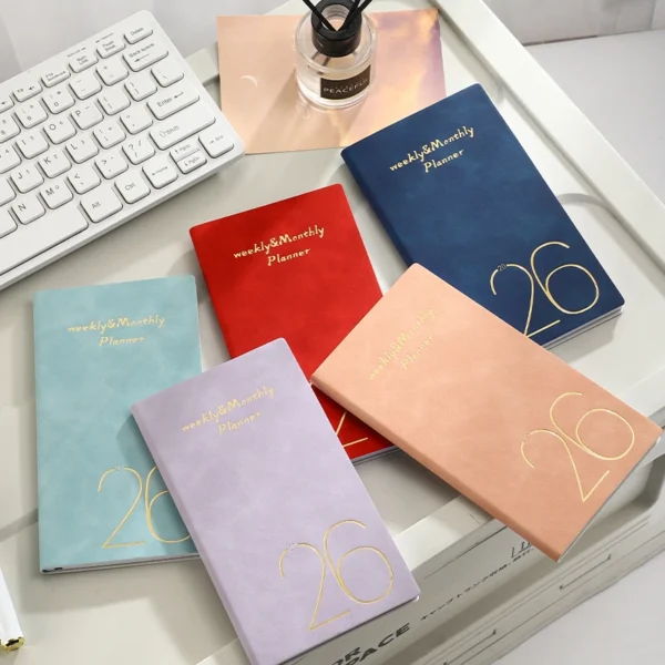2026 Portable Planner - With Bookmark, Index - 64 Sheets