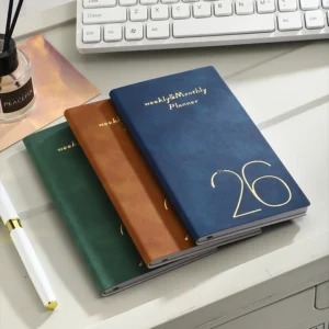 2026 Portable Planner - With Bookmark, Index - 64 Sheets