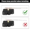 X11AA 2Pcs Silent DIY Quartz Wall Clock Movement Mechanism Kit for Repair Parts Replacement Home Decor Timepiece Tools 20mm